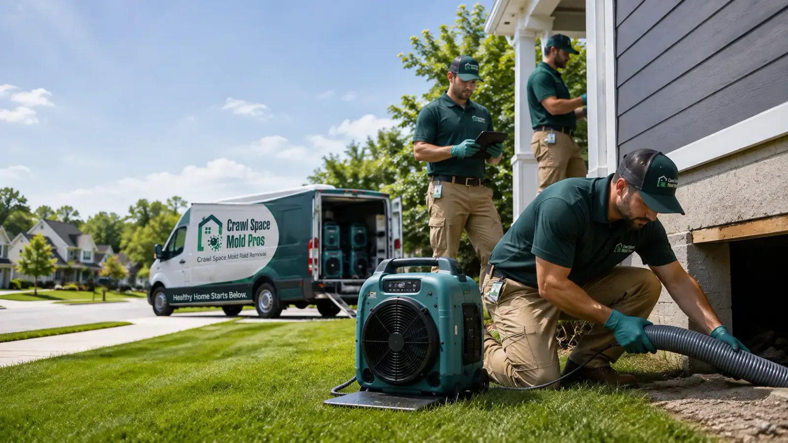 Crawl Space Mold Removal in Albert, OK